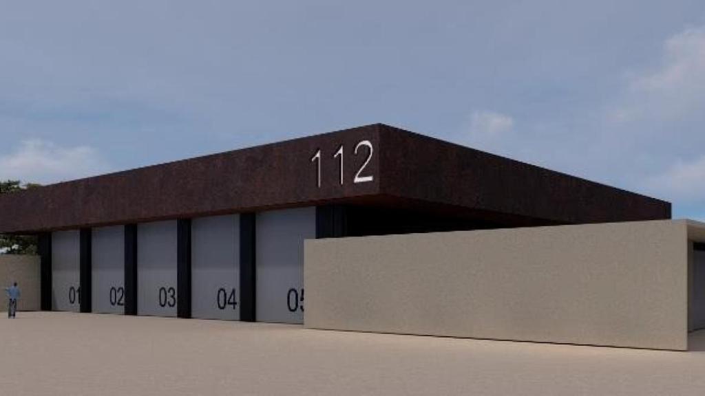 Imagen futuro parque de Bomberos Elda.