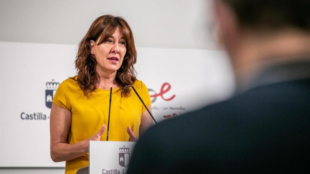 Blanca Fernández, consejera de Igualdad y portavoz del Gobierno de Castilla-La Mancha.