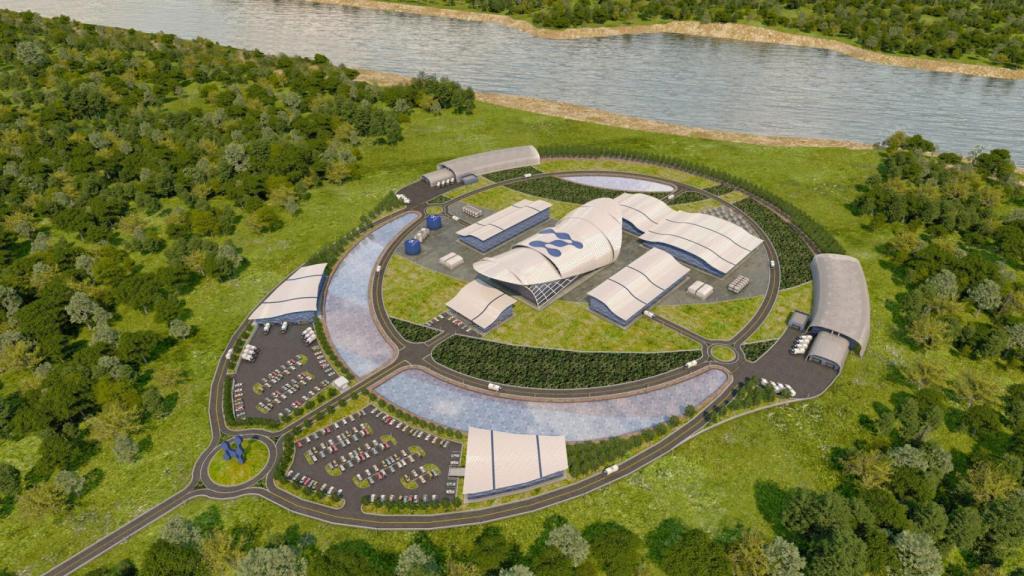 Central nuclear en el exterior