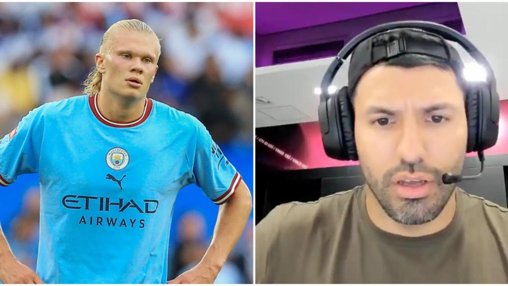 Haaland y el 'Kun' Agüero