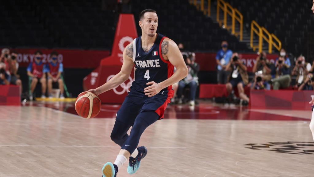Thomas Heurtel durante un partido con Francia en los Juegos Olímpicos