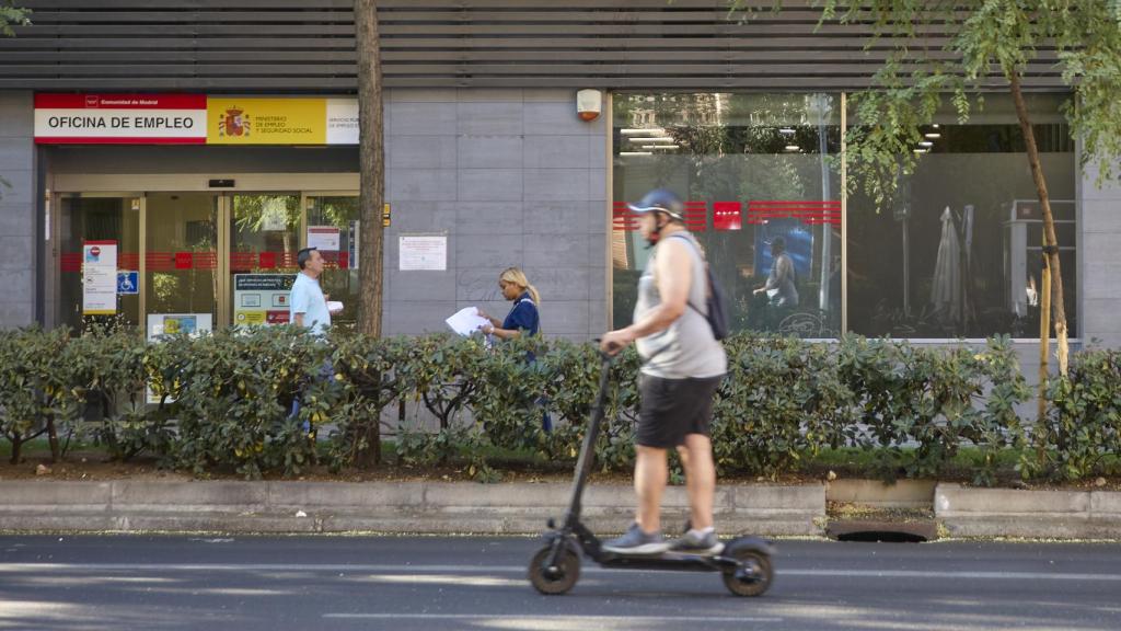 Una oficina de la Seguridad Social, en Madrid.