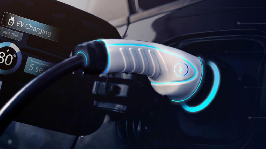 Cargador coche eléctrico.