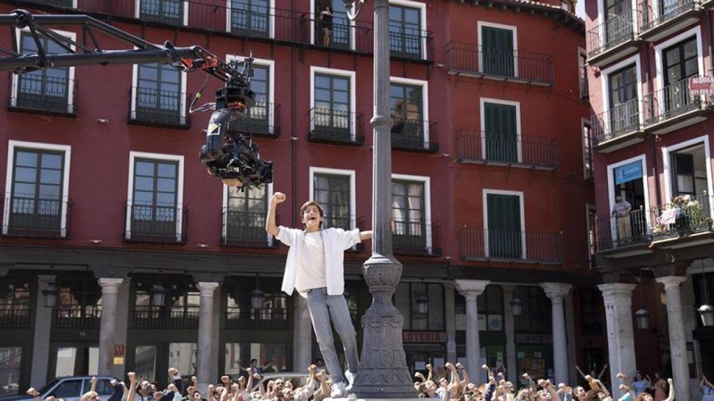 Rodaje de 'Voy a pasármelo bien'.