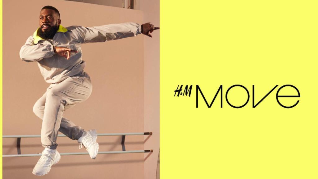JaQuel Knight en la campaña de H&M Move.