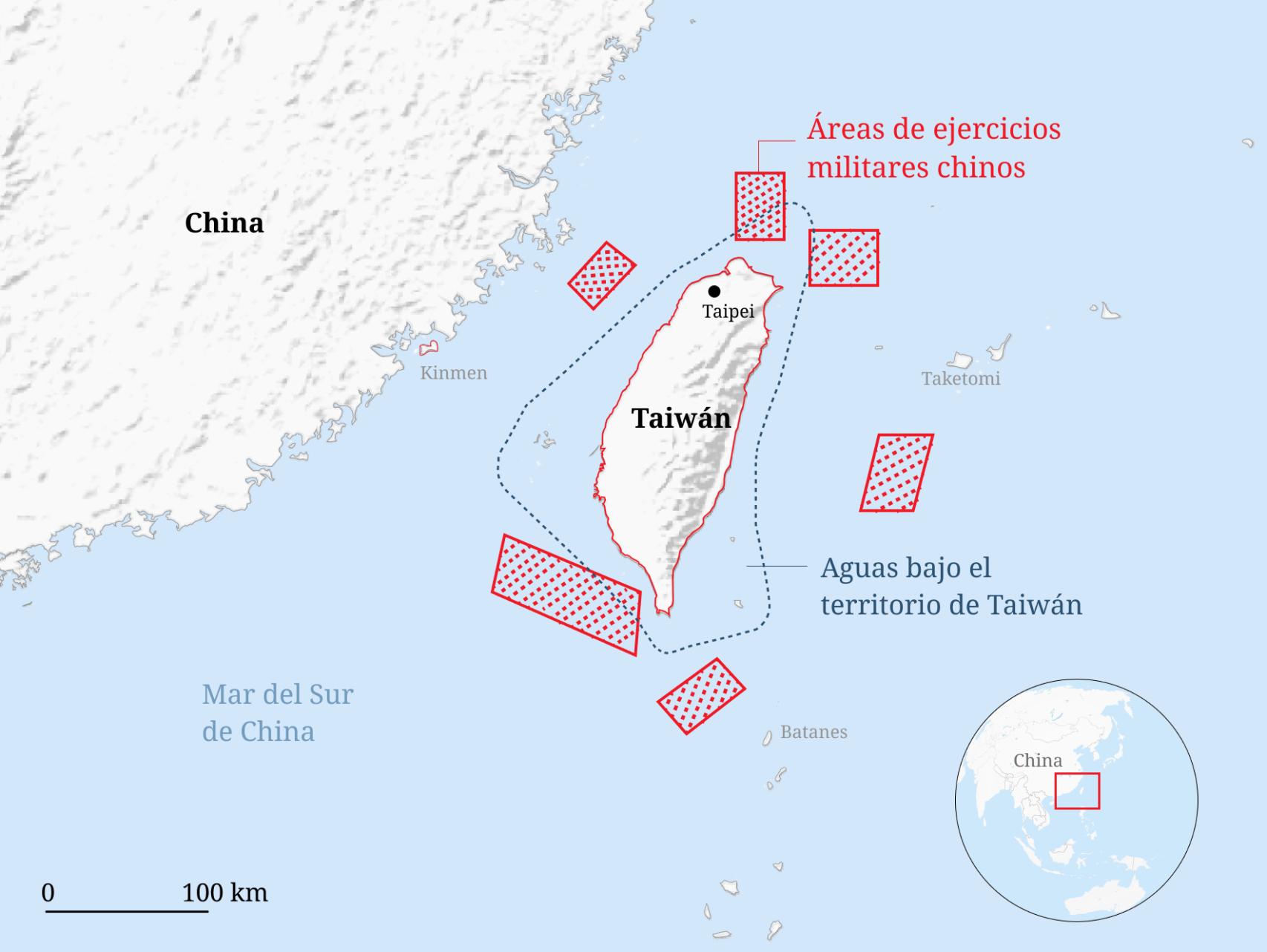 Fuente: Ministerio de Defensa Nacional de la República de China, elaboración propia