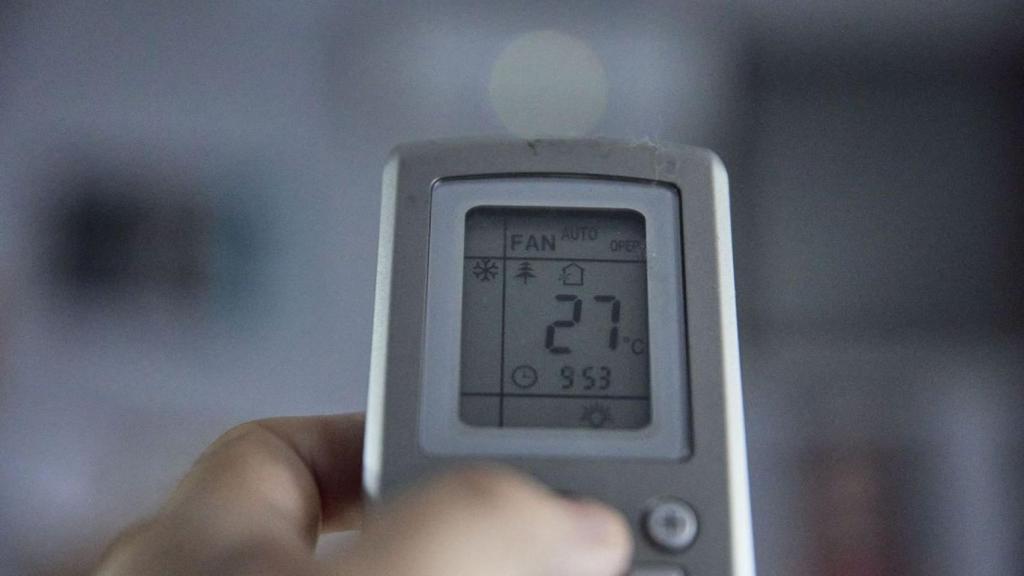 Aire acondicionado a 27 grados