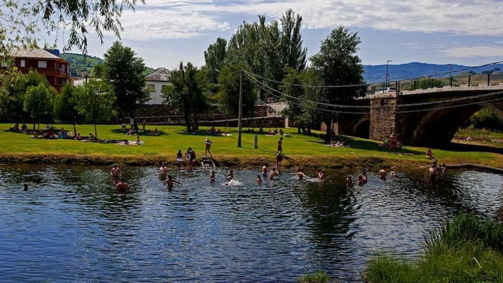 Playa fluvial de Cacabelos