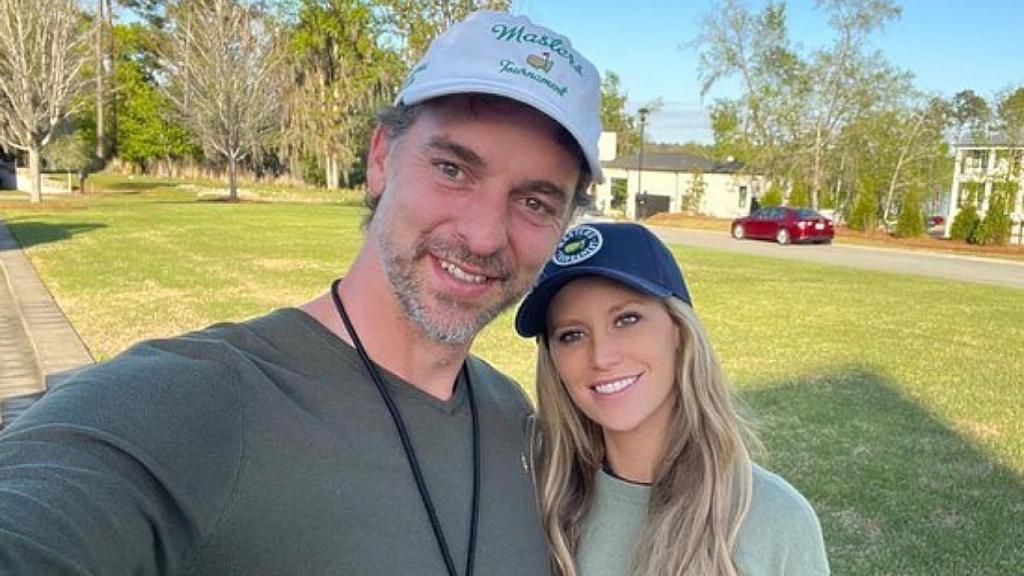 Pau Gasol y  Catherine McDonnell en una imagen compartida en redes sociales.