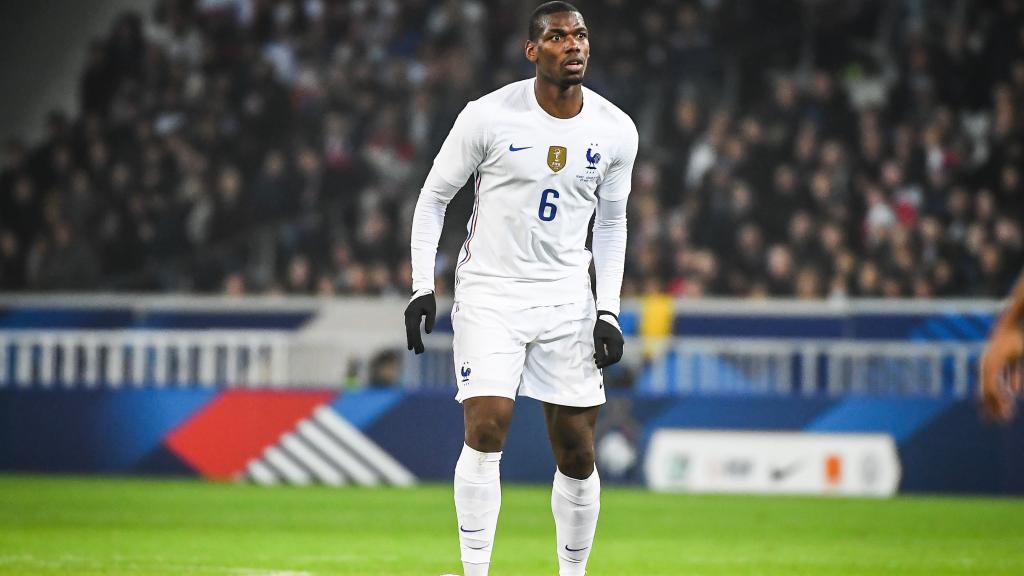Paul Pogba, en un partido de la selección de Francia