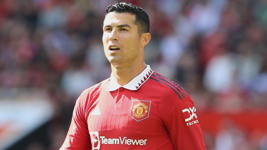 Cristiano Ronaldo, en un partido con el Manchester United de pretemporad