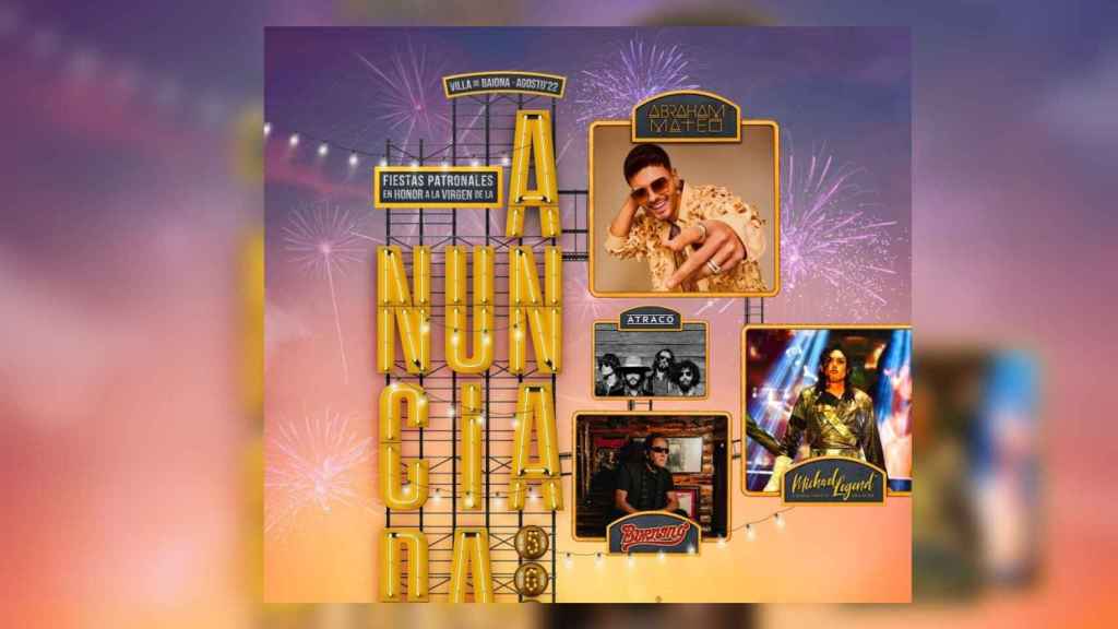 Cartel de la fiesta.