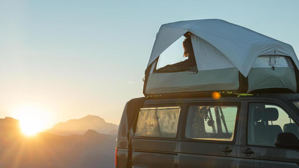 Tienda de campaña de Decathlon.