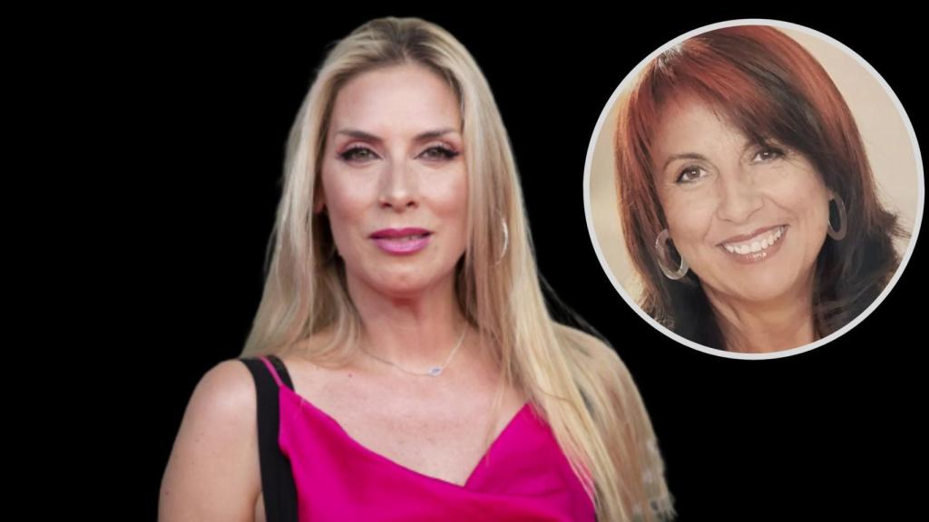 Roser y su madre en un montaje de JALEOS.