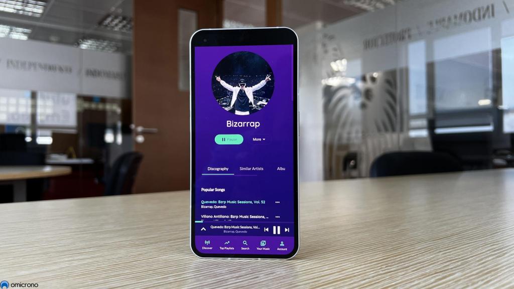 Nonoki en un smartphone Android.