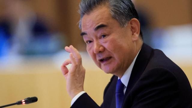 Wang Yi, ministro de Exteriores de China.