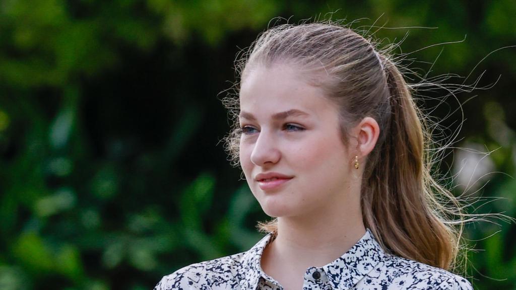 Leonor de Borbón en un acto institucional el 4 de julio de 2022, en Barcelona.