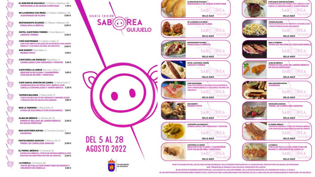 Cartel 'Saborea Guijuelo' 2022
