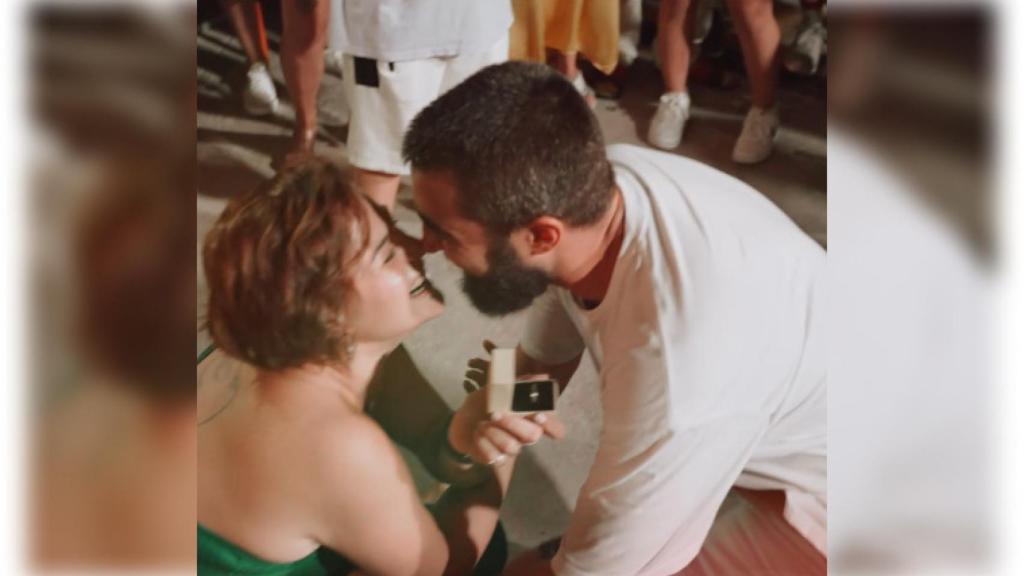 El momento de la pedida de mano.