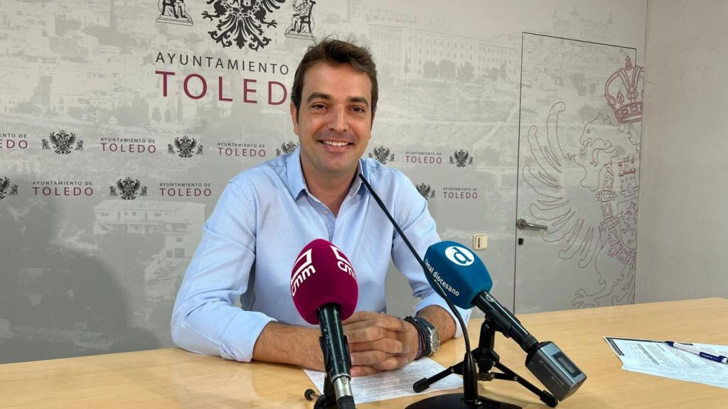 Pablo García en rueda de prensa.