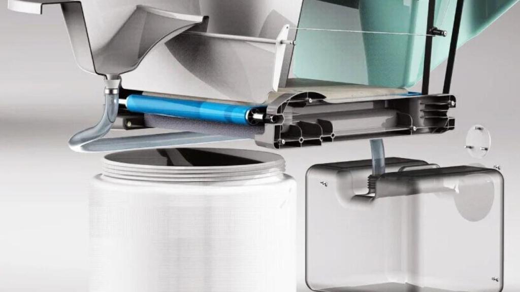 Este es el recinto donde se empuja la arena.