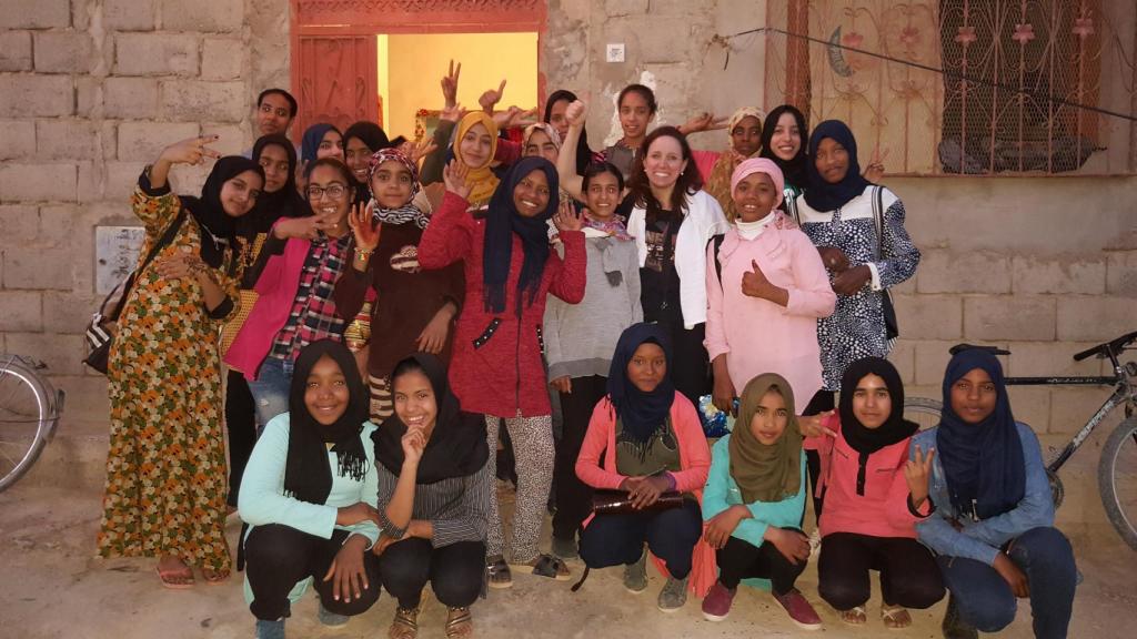 Participantes en el programa ‘Aquí vive una estrella’, de la ONG Amigos del Pueblo Marroquí Itran en mayo de 2022.,