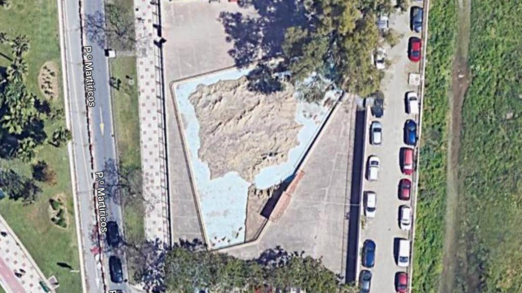 El mapa gigante de la Escuela Infantil Martiricos.