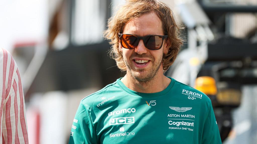 Sebastian Vettel durante un Gran Premio de Fórmula 1