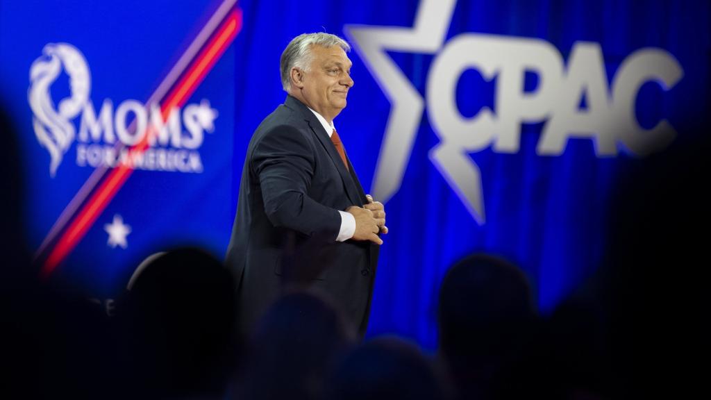 El presidente de Hungría, Viktor Orban, en la Conferencia de Acción Política Conservadora de Texas este jueves 4 de agosto