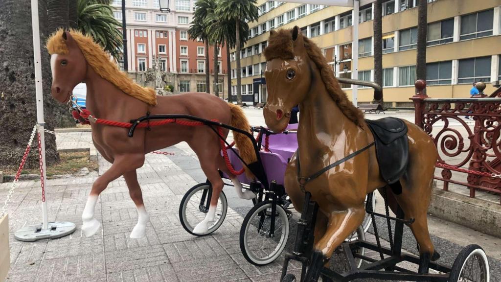 Los míticos caballitos de los Jardines.