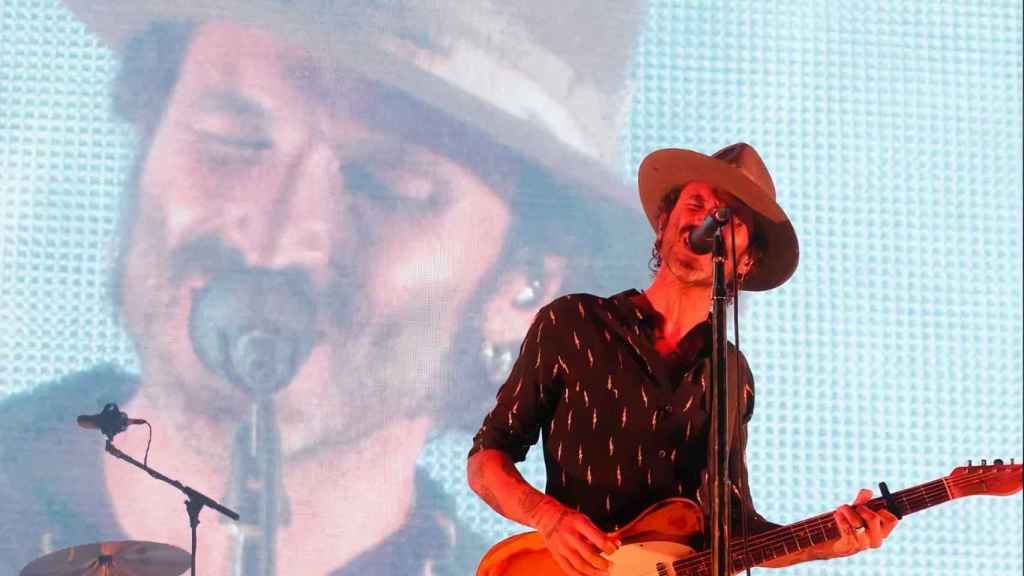 Leiva de concierto en Vigo el pasado jueves 4 de agosto.