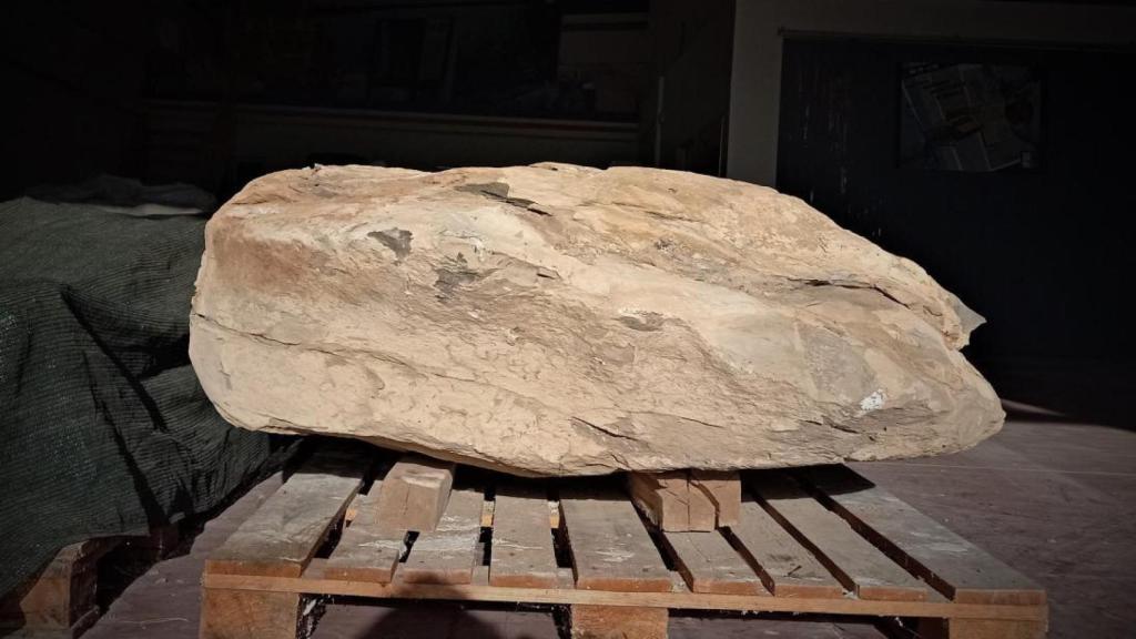 Losa encontrada en Buenache de la Sierra.