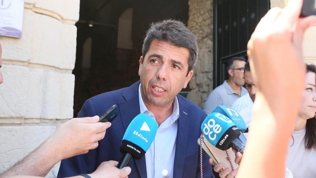 El presidente de la Diputación, Carlos Mazón.