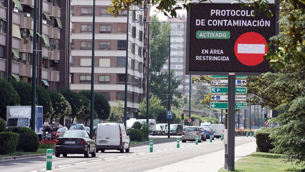 Un aviso del Protocolo de Contaminación en Valladolid