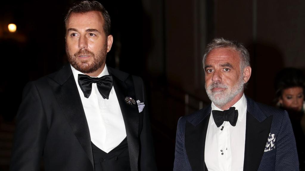 Joaquín Torres y su pareja, Raúl Prieto, en una imagen de archivo tomada en noviembre de 2019.