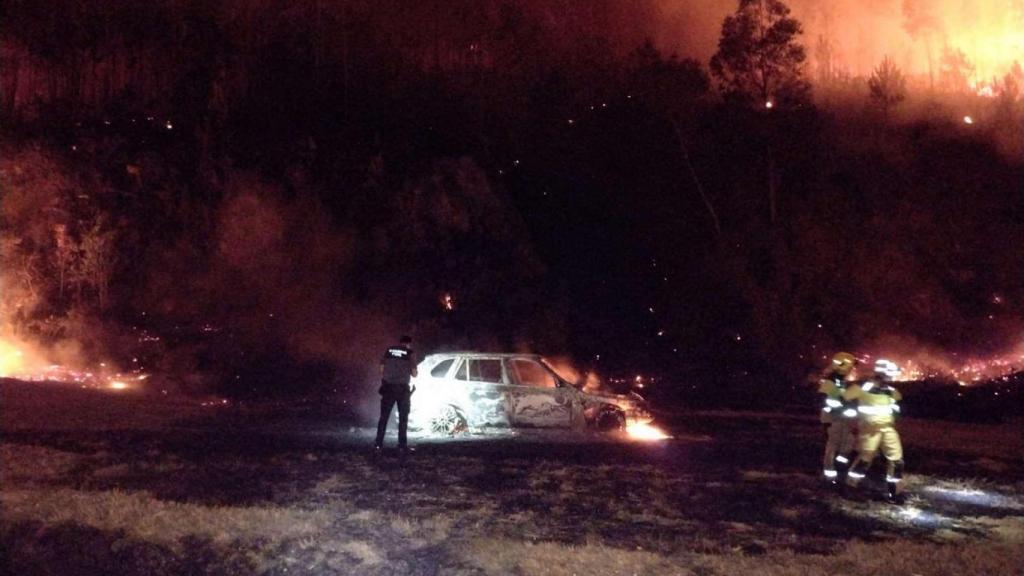 Incendio en Boiro