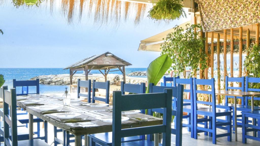 Chiringuito Frida Phalo, en el Paseo de Pedregalejo, en Málaga.