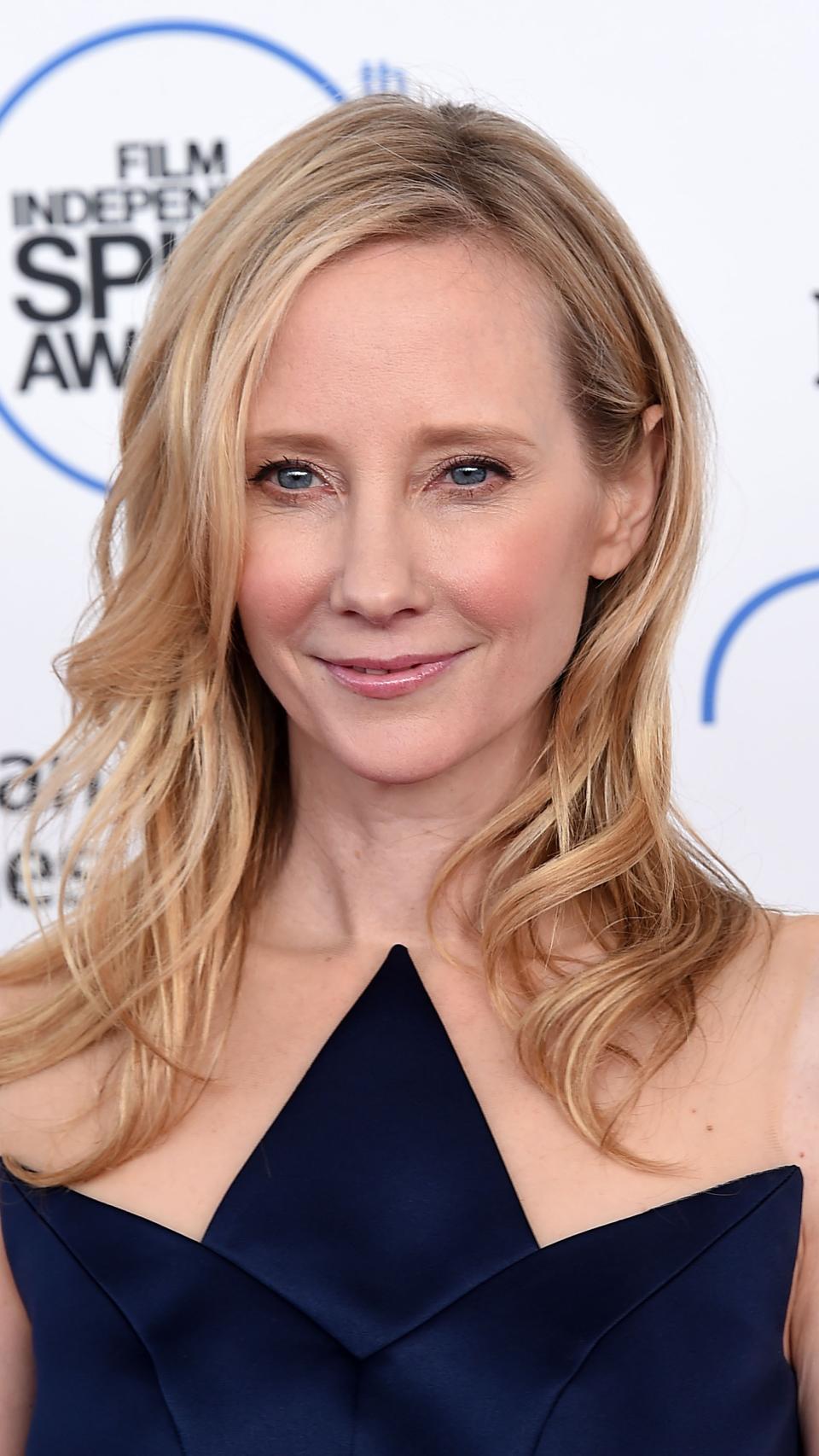 La actriz Anne Heche en un evento público en febrero de 2015 en Santa Mónica, California.