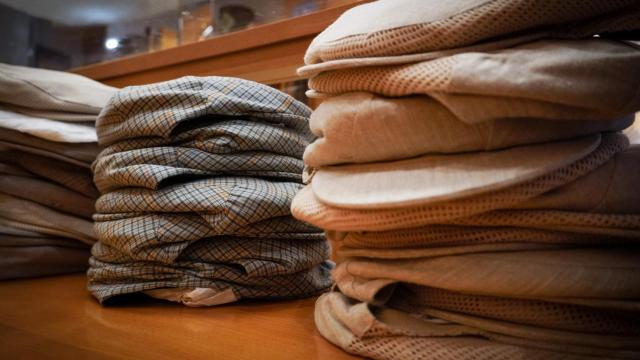 Algunos de las gorras de Casa Pedro Mira.