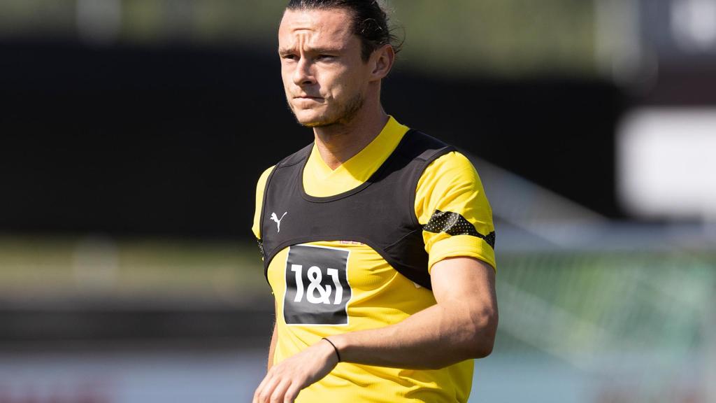 Nico Schulz durante un entrenamiento.