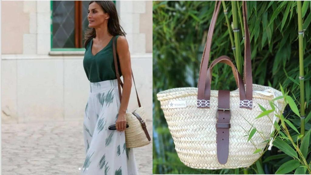 El bolso de la firma Whittelily, que vistió la reina