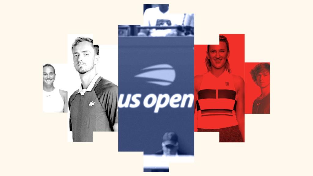 Aryna Sabalenka, Daniil Medvédev, Victoria Azárenka y Andrey Rublev