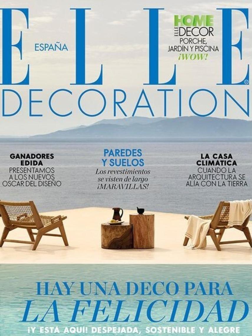Portada Elle Decoration agosto 2022.