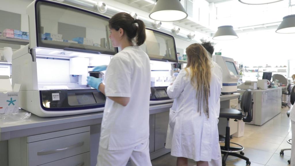 Laboratorio de análisis genético de Igenomix.