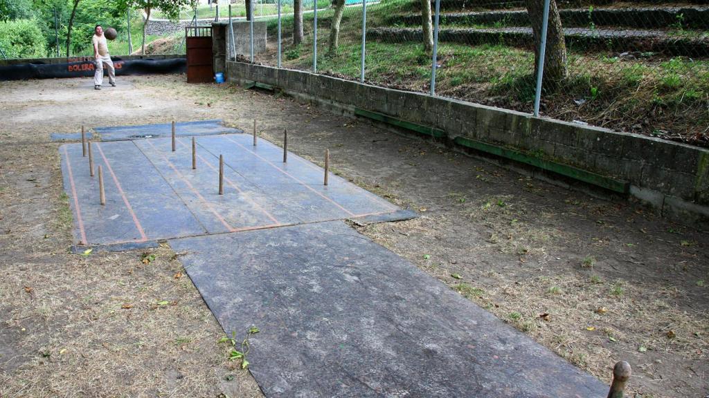 Juego de bolos en Burgos