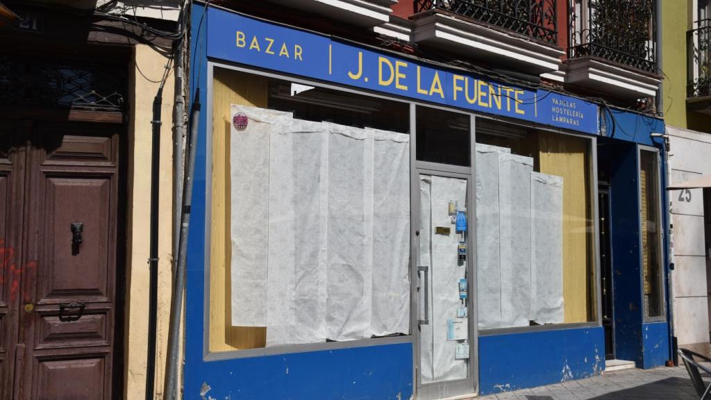 El bazar J. de la Fuente echa el cierre