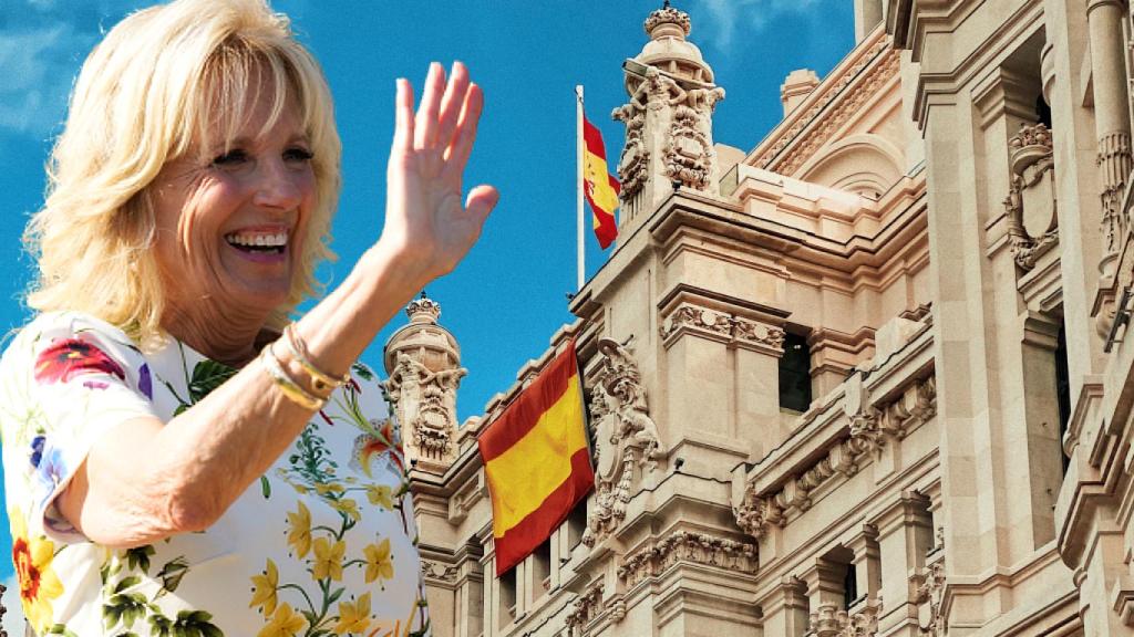 Jill Biden en un montaje de JALEOS.