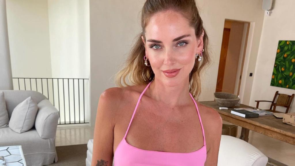 Chiara Ferragni en una imagen compartida en su perfil de Instagram,