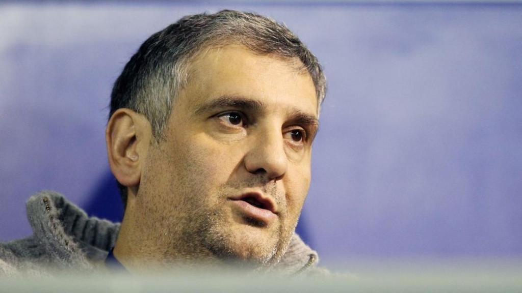 Toni Minichiello durante los campeonatos de atletismo de Reino Unido de 2013.