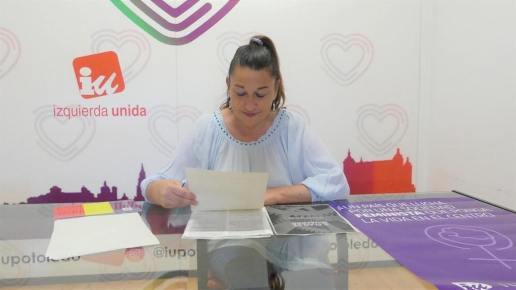 Olga Ávalos, concejala de IU-Podemos en el Ayuntamiento de Toledo.